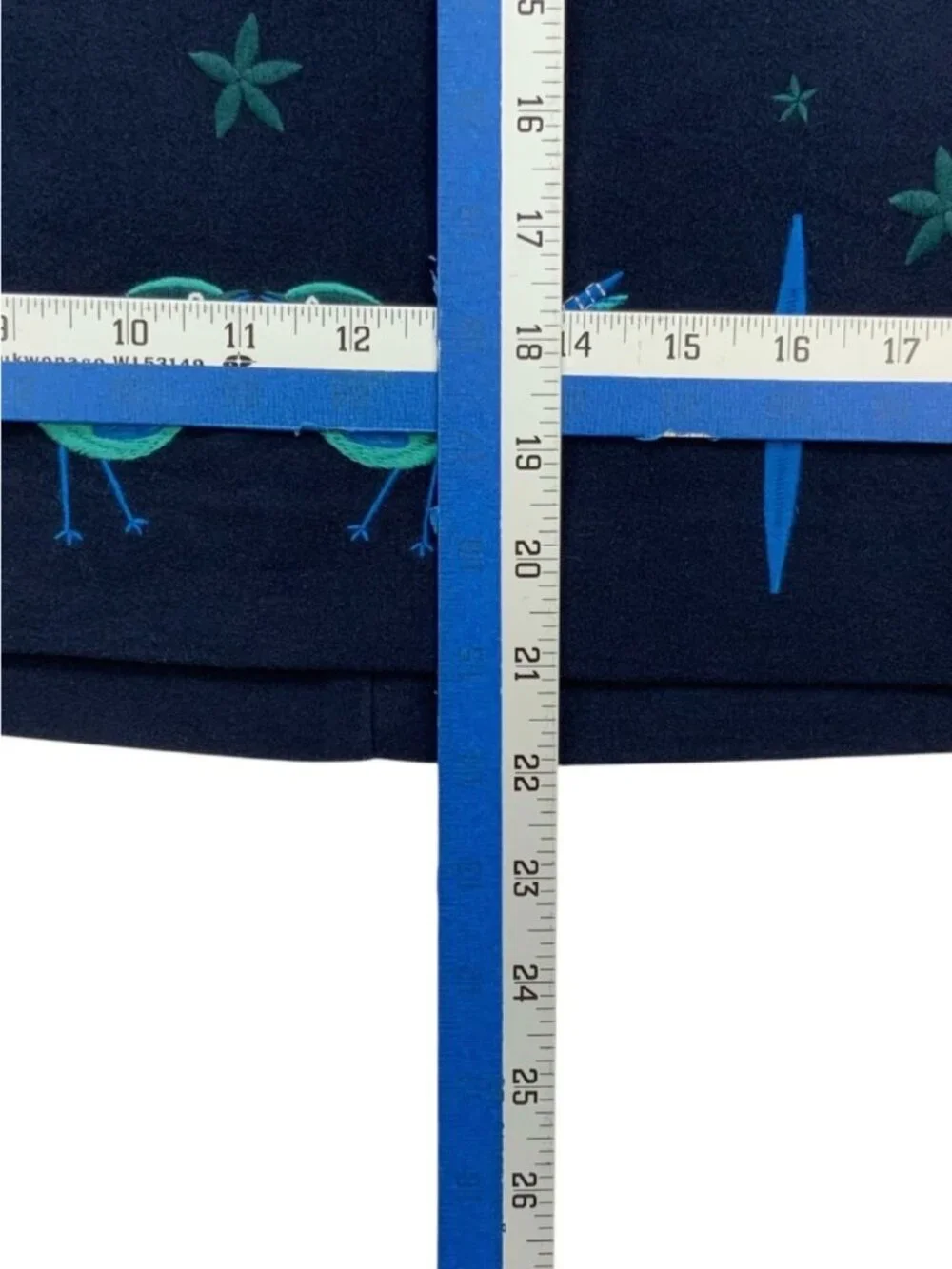 Boden Tilda Embroidered Skirt 14 Blue Bird Design - Picture 6 of 12